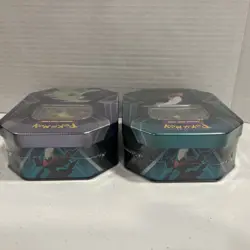 Lot of 2 Pokemon Triple Whammy Tins Tyranitar/Darkrai - Brand New Sealed - Image 3