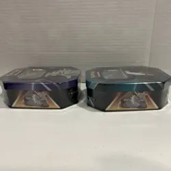 Lot of 2 Pokemon Triple Whammy Tins Tyranitar/Darkrai - Brand New Sealed - Image 4