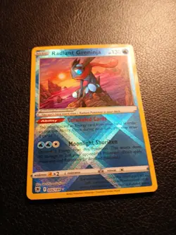 Pokemon TCG Radiant Greninja Astral Radiance 046/189 Holo Radiant Rare, NM - Image 3