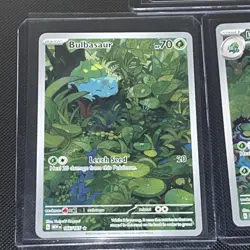Pokemon SV:151 Bulbasaur 166/165, Ivysaur 167/165, & Venusaur Ex 198/165 - Image 3