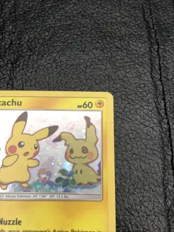 B6 Pokemon Team Up Pikachu Holo Black Star Promo SM162 - Image 3