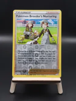 Pokemon Breeder's Nurturing - 166/189 Reverse Holo Sword Shield: Darkness Ablaze - Image 1