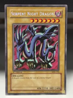 Serpent Night Dragon MRL-103 Magic Ruler 1st Edition Secret Rare #9 - Image 1