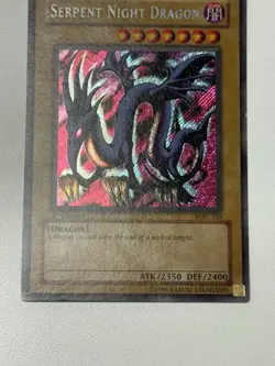 Serpent Night Dragon MRL-103 Magic Ruler 1st Edition Secret Rare #9 - Image 3