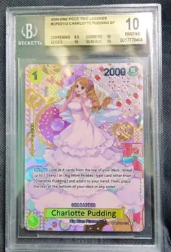 Charlotte Pudding SP OP03-112 One Piece TCG OP08 Two Legends BGS Pristine 10 - Image 1