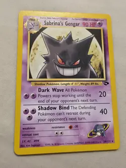 Sabrina's Gengar Gym Challenge 29/132 Pokemon Card - Image 1