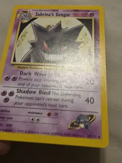 Sabrina's Gengar Gym Challenge 29/132 Pokemon Card - Image 5
