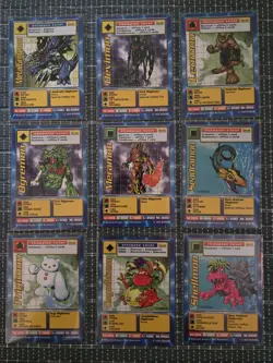 Complete 54 Card Vintage Digimon Battle Series 1 Set Gatomon Piedmon Boltmon +++ - Image 2