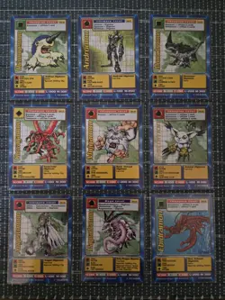 Complete 54 Card Vintage Digimon Battle Series 1 Set Gatomon Piedmon Boltmon +++ - Image 3