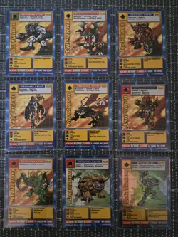 Complete 54 Card Vintage Digimon Battle Series 1 Set Gatomon Piedmon Boltmon +++ - Image 4