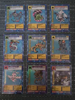 Complete 54 Card Vintage Digimon Battle Series 1 Set Gatomon Piedmon Boltmon +++ - Image 5