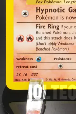 Pokemon TCG Card - Brock's Vulpix 37/132 Gym Challenge Uncommon Vintage - Image 4