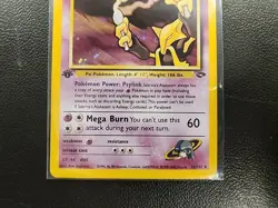 Pokemon Card - Gym Challenge 16/132 - SABRINA'S ALAKAZAM Holo 1st Ed NM - Image 2