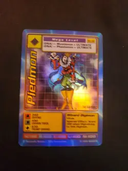 Digimon CCG Piedmon Bo-42 Holo 1st Edition Mega Card 1999 Bandai Vintage - Image 2