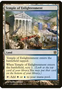 Temple of Enlightenment - Born of the Gods - RARE NM-MINT MTG Magic Card - Image 1