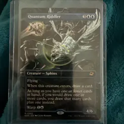 MTG Quantum Riddler (Borderless) - Edge of Eternities (EOE) NM Foil - Image 1