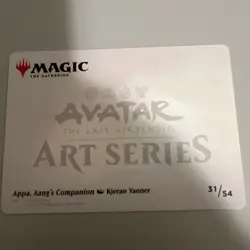 MTG Avatar Art Series 31 / 54 Apps Nag’s Companion GOLD SIGNATURE - Image 2