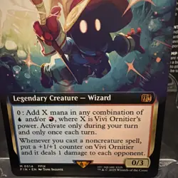 Vivi Ornitier Extended Art Borderless Non-Foil 0514 Final Fantasy MTG English NM - Image 4