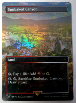 Sunbaked Canyon - FOIL Borderless Rare - MTG Assassin's Creed - 0111 NM - Image 1
