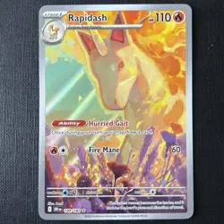 Rapidash Illustration Rare 189/182 Pokemon Destined Rivals Mint - Image 1