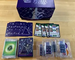 Pokemon TCG: Paldean Fates ETB Box & Accessories (Extra) *NO PACKS/PROMO - Image 1