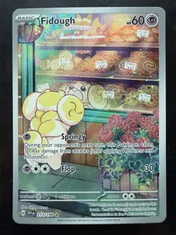 Pokemon Fidough Scarlet & Violet Base Set Holo Illustration 213/198 (NM) - Image 1