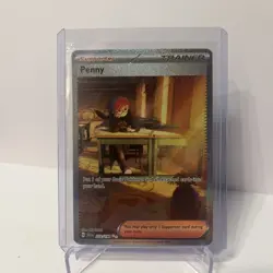 Penny 252/198 Pokemon Scarlet & Violet Base Set Special Illustration Rare NM - Image 1