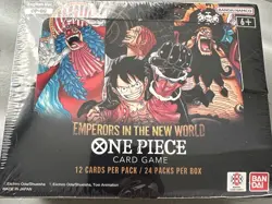 One Piece Emperors In The New World OP-09 Booster Box Full Box 24 Packs English - Image 1