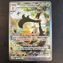 Pokemon Card Meowscarada ex (256/193) Special Illustration Rare Paldea EvolvedNM - Image 1