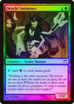 Orochi Sustainer FOIL Champions of Kamigawa PLD Green Common CARD ABUGames - Image 1