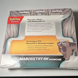 Pokemon Mabosstiff EX Showcase Box Sealed Trading Card Game Promo Booster - Image 2