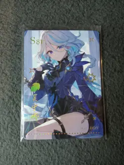 Furina Genshin impact 009 HMPH HMPH HMPH 3 Goddess Story WAIFU ANIME CARD - Image 1