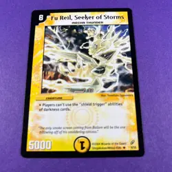Fu Reil, Seeker Of Storms 8/55 Duel Masters DM04 Uncommon Card TCG 2004 WOTC CCG - Image 2
