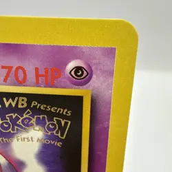 NM 1999 Pokemon The First Movie Mewtwo Black Star WB Promo Stamp Card #3 - Image 3