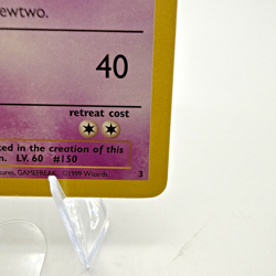 NM 1999 Pokemon The First Movie Mewtwo Black Star WB Promo Stamp Card #3 - Image 5