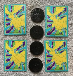 x4 Pikachu 2026 Pokemon Day Card and 2026 Pokemon day 30th Coin 051/162 w/sleeve - Image 2