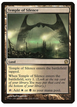 Temple of Silence - THEROS - RARE NM-MINT MTG Magic The Gathering Card - Image 1