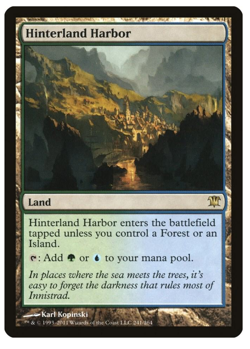 Hinterland Harbor - Innistrad -RARE NM-MINT MTG Magic The Gathering Card - Image 1