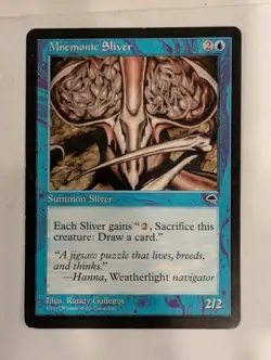 Mnemonic Sliver - Magic the Gathering MTG Tempest Nice! - Image 1
