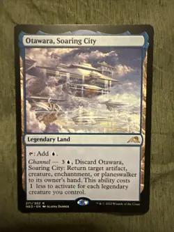 MTG Otawara, Soaring City (271/572) Kamigawa Neon Dynasty LP - Image 1