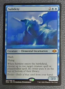 Magic: The Gathering Subtlety Modern Horizons 2 Regular Blue Mythic Creature 067 - Image 1