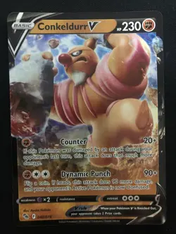 Conkeldurr V 040/078 Ultra Rare Full Art Pokemon Go Pokemon Card MINT - Image 1