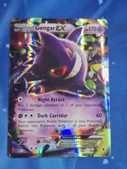 Pokemon Gengar EX 34/119 Ultra Rare Holo XY Phantom Forces 2014 - Lp - Image 1