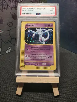 Mewtwo Holo #20/165 – 2002 Pokemon Expedition – PSA 9 MINT - Image 1