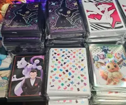 Pokemon TCG ETB Card Sleeves - Lot 40 Black bolt, White Flare, Prismatic Etc - Image 2