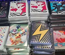 Pokemon TCG ETB Card Sleeves - Lot 40 Black bolt, White Flare, Prismatic Etc - Image 3