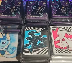 Pokemon TCG ETB Card Sleeves - Lot 30 Black bolt, White Flare, Prismatic Etc - Image 2