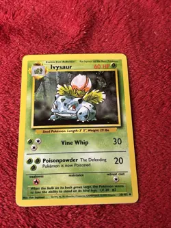 Ivysaur 030/102 Base Set Regular Wotc Pokemon Card Lp - Image 5