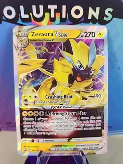 Zeraora VSTAR Holo SWSH265 - SWSH: Sword & Shield Promo Cards - (NM) - Image 1