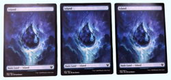 3x Full Art Island, Theros Beyond Death, NM Near Mint, Magic the Gathering MTG - Image 1